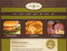 Tablet Screenshot of hruskas-bakery.com
